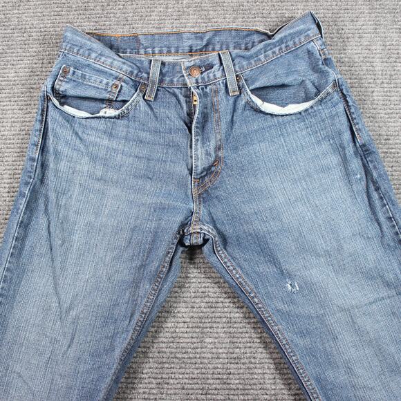 Levi’s 559 Jeans Mens 31x32 Blue Relaxed Straight 100% Cotton - Picture 3 of 12